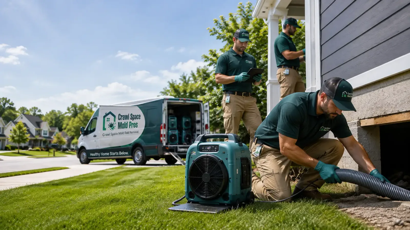 Crawl Space Mold Removal in Arnoldsburg, WV
